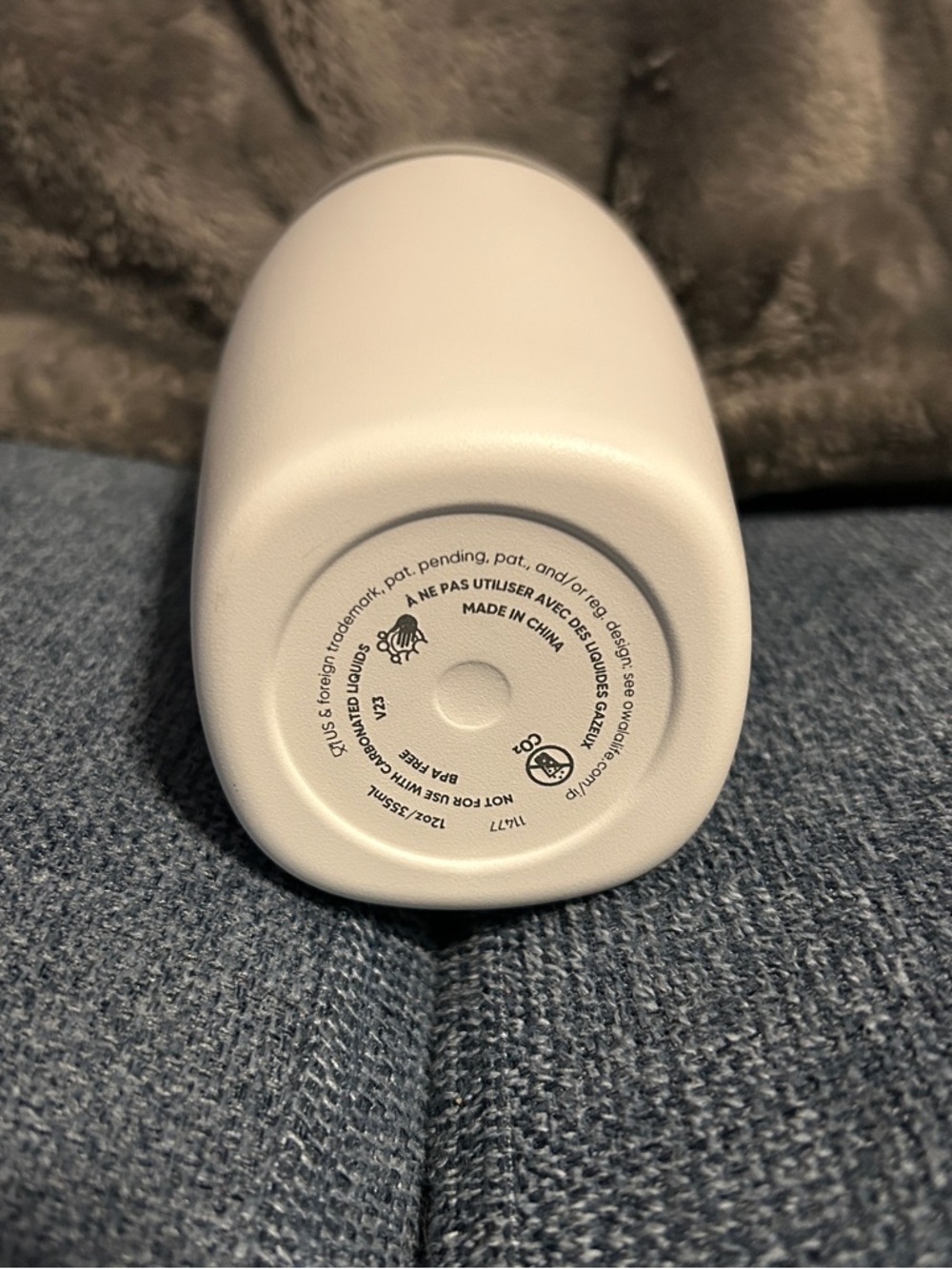 Owala SmoothSip Slider 12 oz Tumbler - Shy Marshmallow - Picture 5 of 7